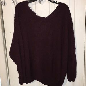 Rue 21 dark purple sweater